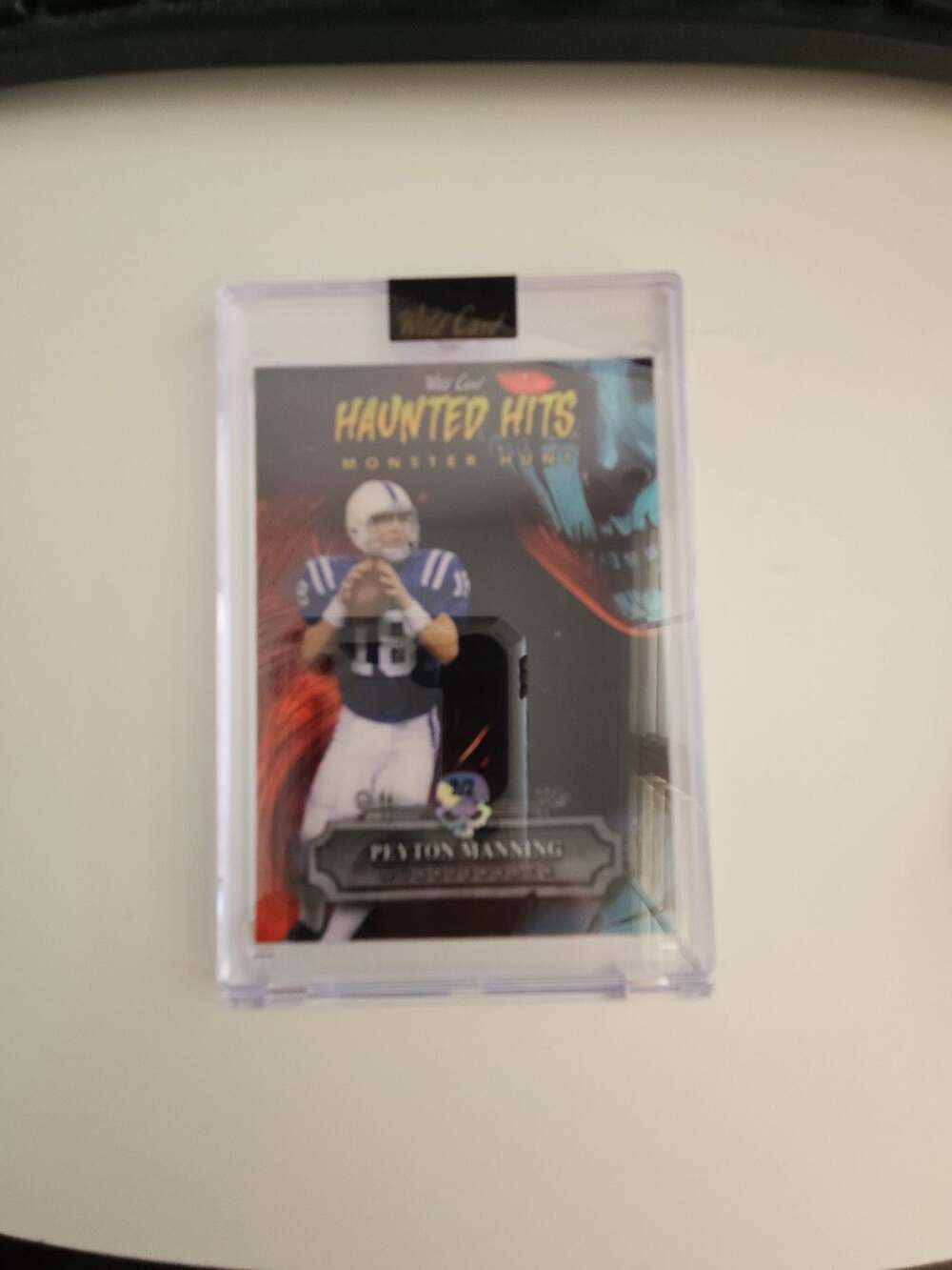 2024 Wild Card Haunted Hits Monster Hunt Peyton Manning 2/2 Football Card